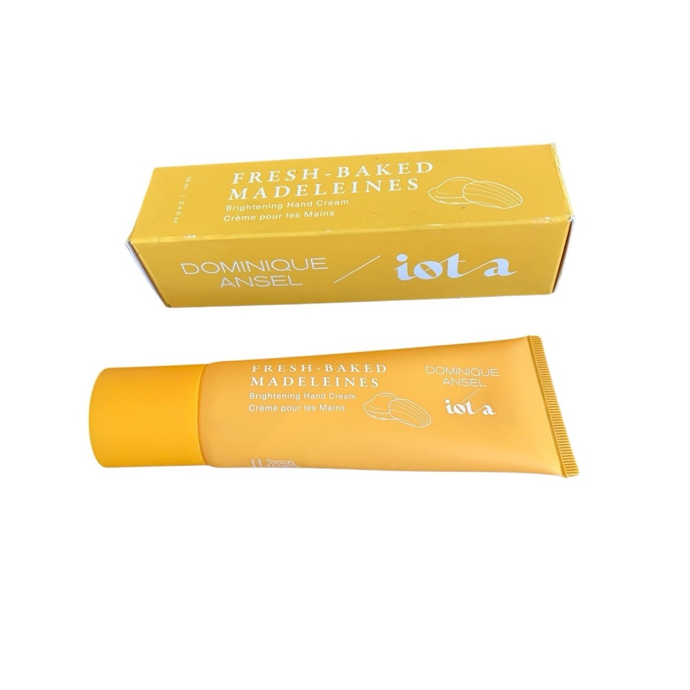 iota x Dominique Ansel Fresh-Baked Madeleines Brightening Hand Cream 2.4 oz NIB